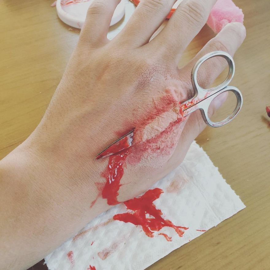 Incredibly Realistic Sfx Make-Up By David Harris