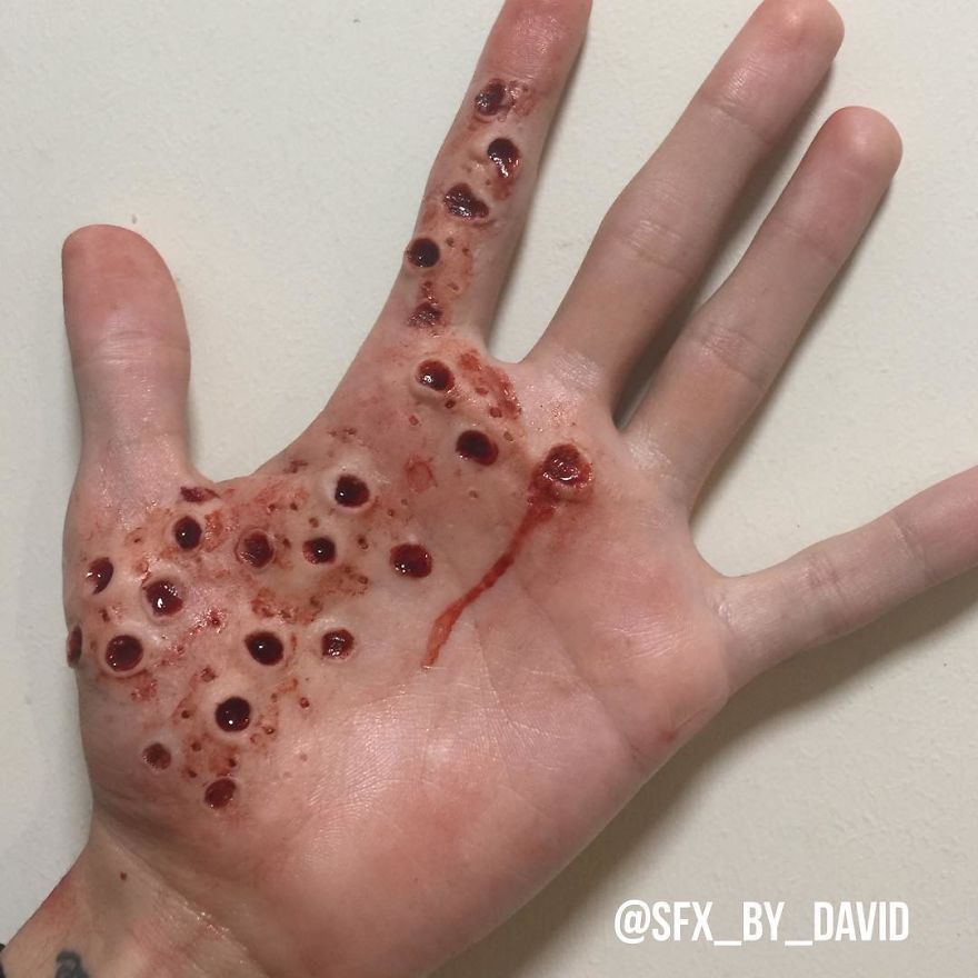 Incredibly Realistic Sfx Make-Up By David Harris