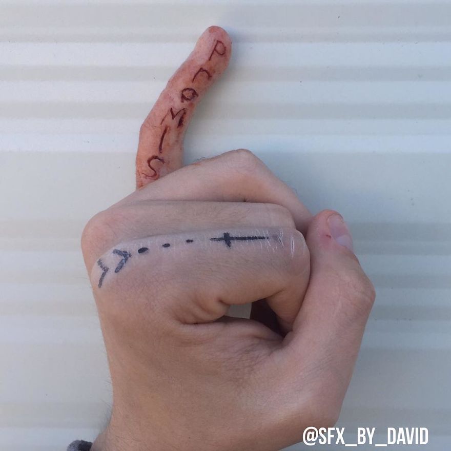 Incredibly Realistic Sfx Make-Up By David Harris