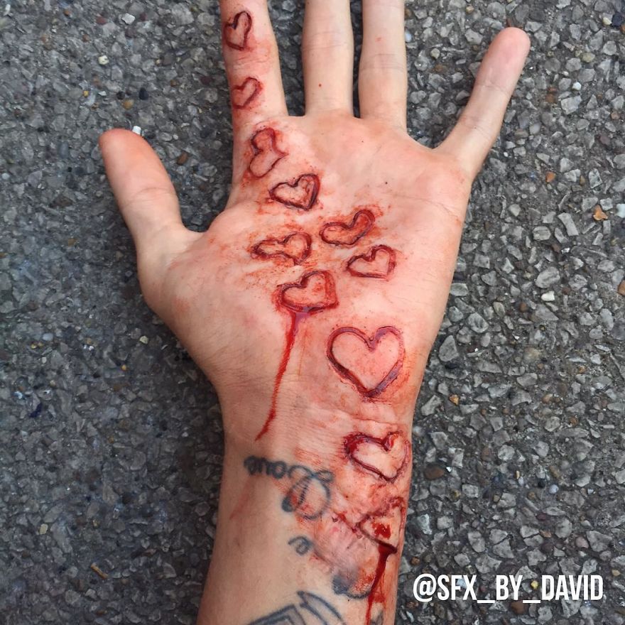 Incredibly Realistic Sfx Make-Up By David Harris