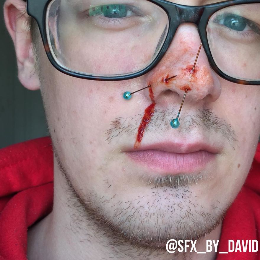 Incredibly Realistic Sfx Make-Up By David Harris