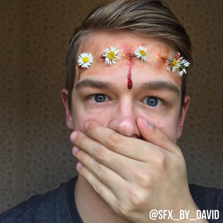 Incredibly Realistic Sfx Make-Up By David Harris