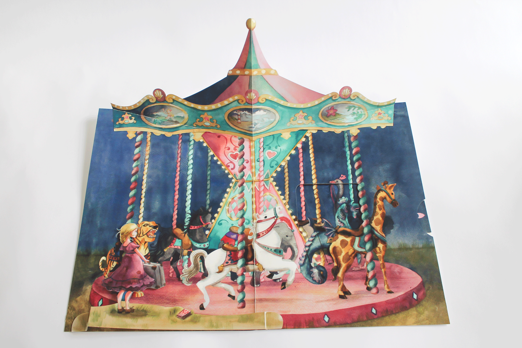 A Pop-Up Book Of A Vintage Circus
