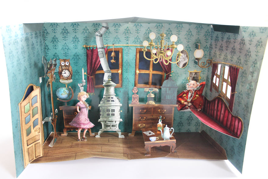 A Pop-Up Book Of A Vintage Circus