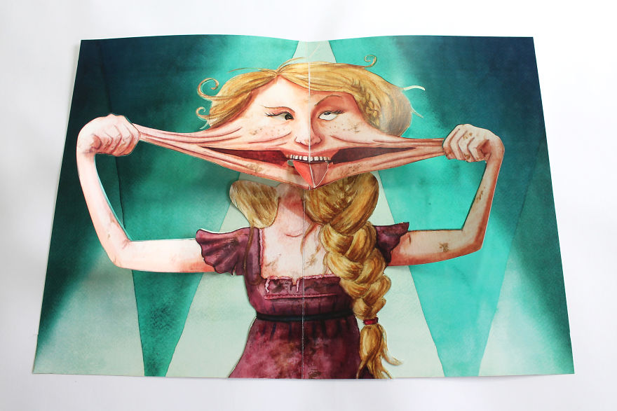 A Pop-Up Book Of A Vintage Circus