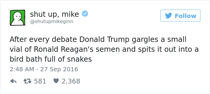 186 Reasons Why Shut Up