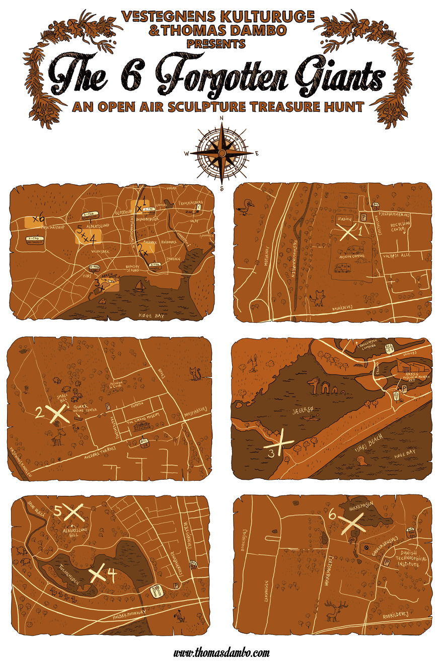 I Hide Giants That I Make From Wood In The Wilderness Of Copenhagen