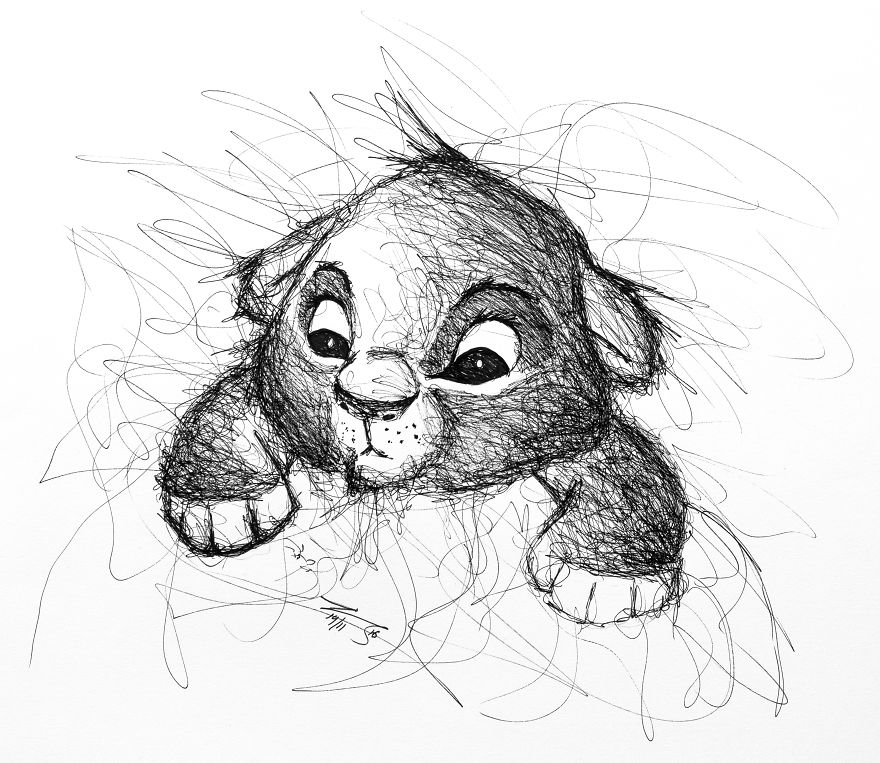 I Scribble My Favorite Cartoon Characters