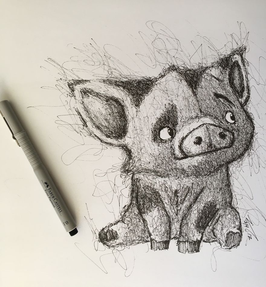 I Scribble My Favorite Cartoon Characters