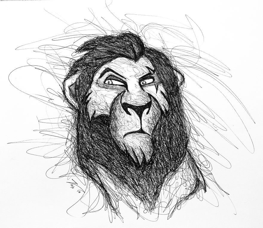 I Scribble My Favorite Cartoon Characters