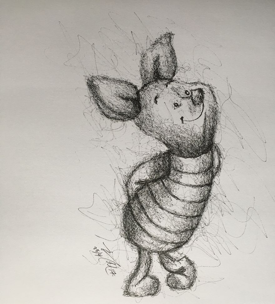 I Scribble My Favorite Cartoon Characters