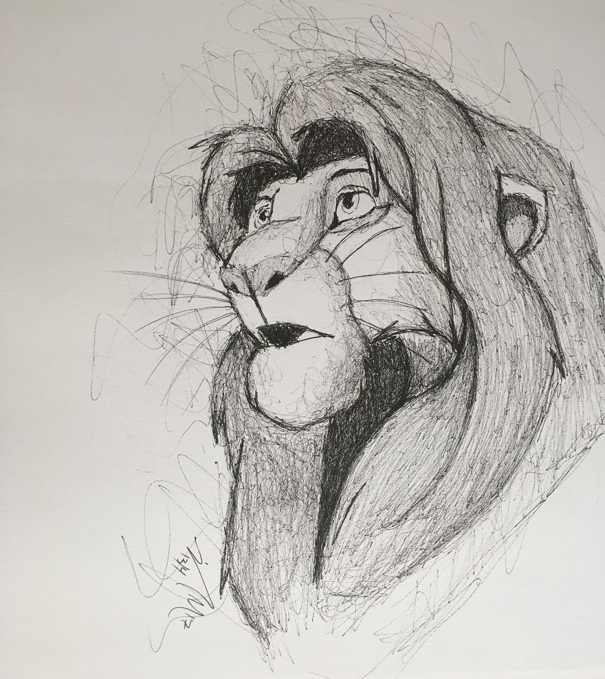 I Scribble My Favorite Cartoon Characters