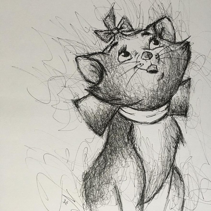 I Scribble My Favorite Cartoon Characters