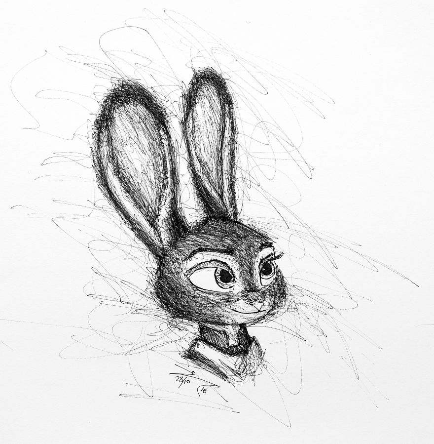 I Scribble My Favorite Cartoon Characters