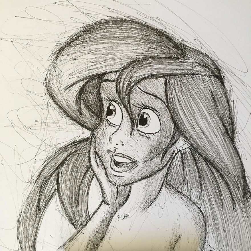 I Scribble My Favorite Cartoon Characters