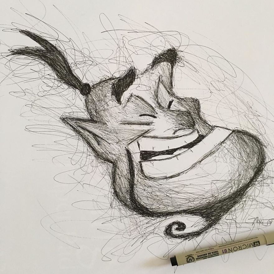 I Scribble My Favorite Cartoon Characters