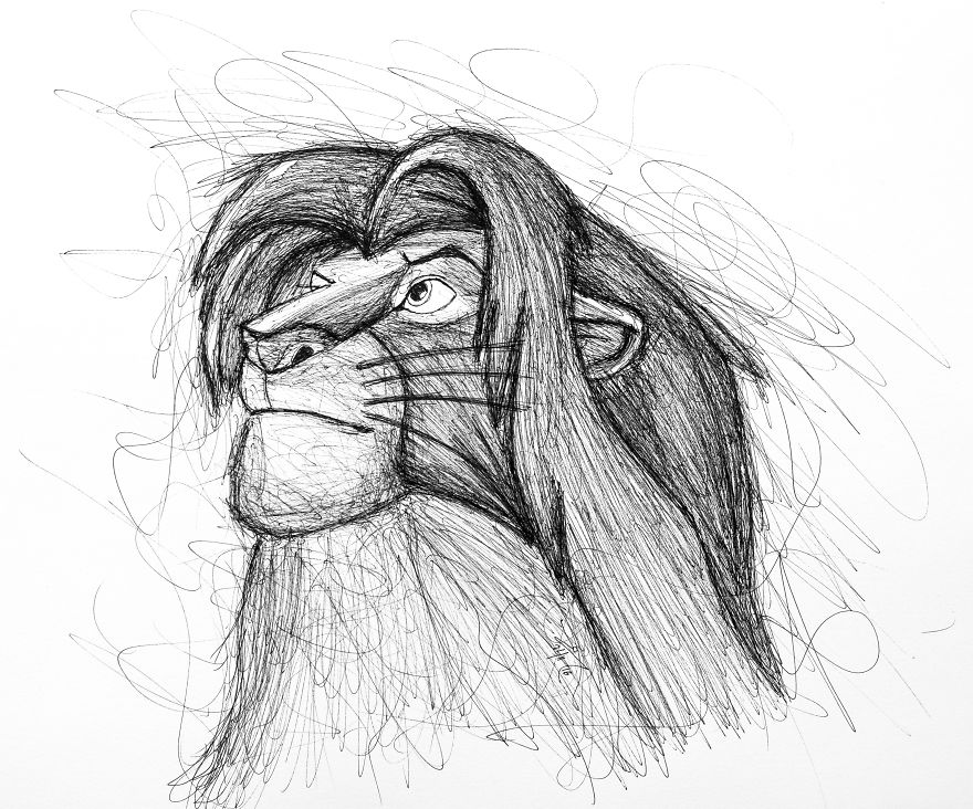 I Scribble My Favorite Cartoon Characters