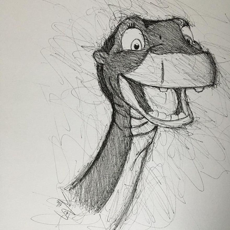 I Scribble My Favorite Cartoon Characters