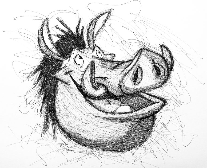 I Scribble My Favorite Cartoon Characters