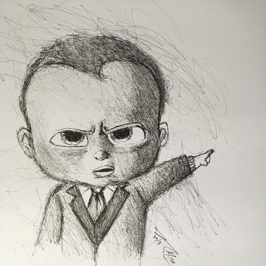 I Scribble My Favorite Cartoon Characters