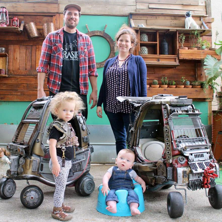 Dad Turns Kids’ Toy Cars Into Badass “Mad Max” Vehicles Dad Turns Kids’ Toy Cars Into Badass “Mad Max” Vehicles