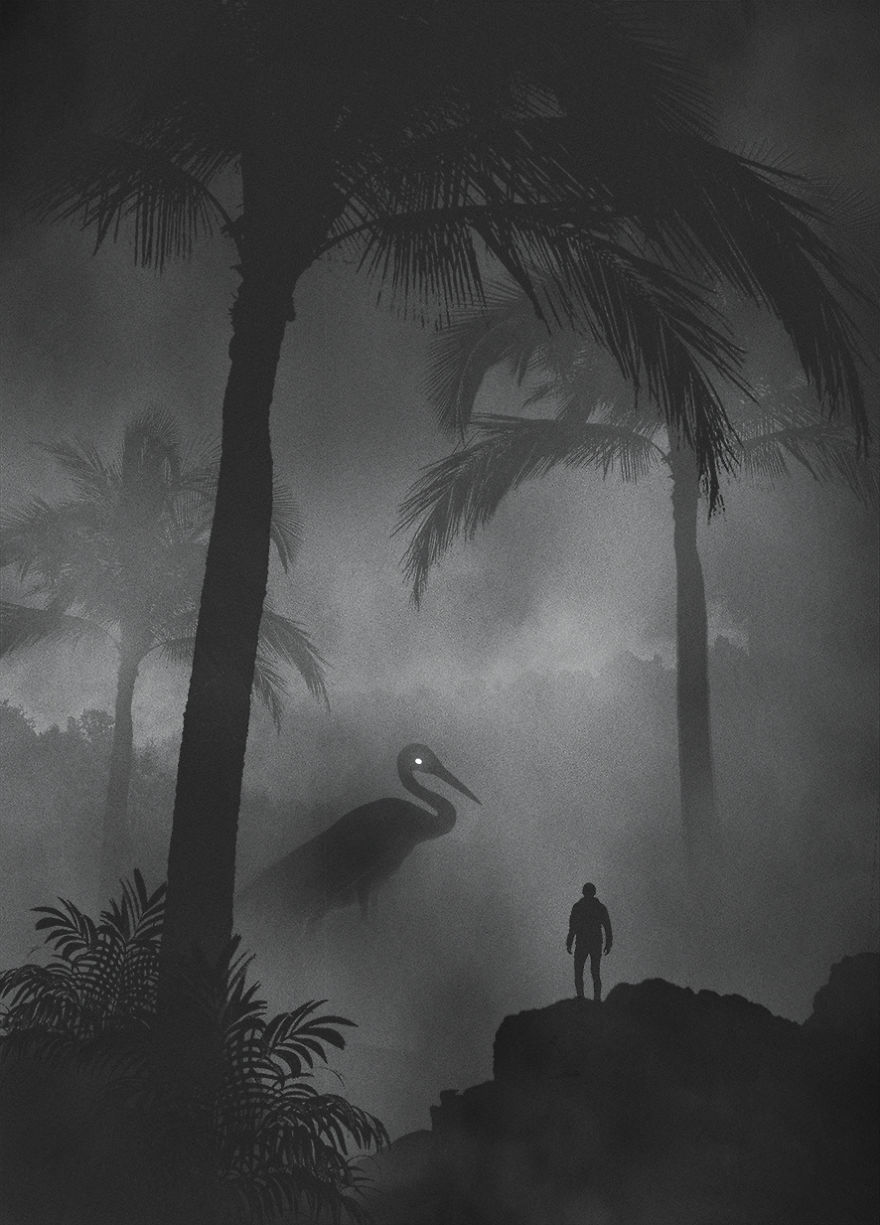 Polish Artist Illustrates His Fight Against Depression In Mysterious Dark Paintings Polish Artist Illustrates His Fight Against Depression In Mysterious Dark Paintings