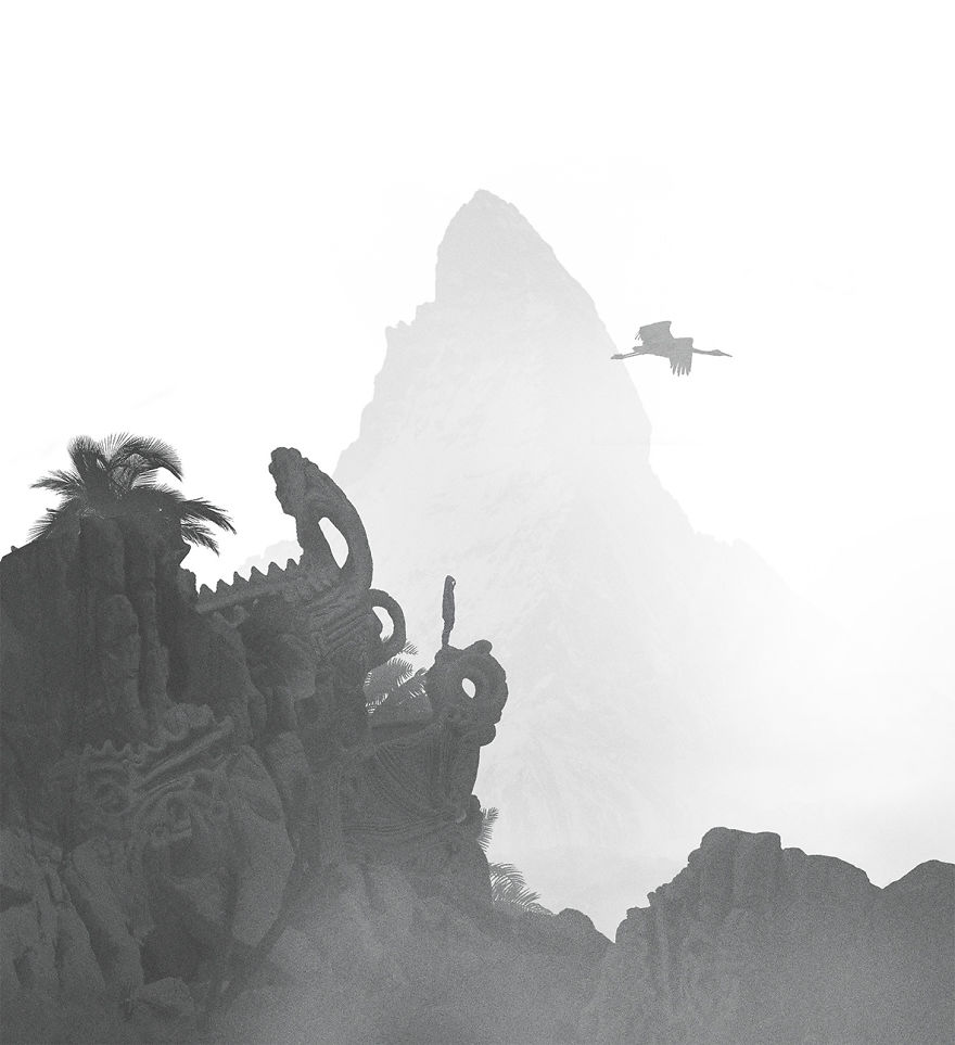 Polish Artist Illustrates His Fight Against Depression In Mysterious Dark Paintings Polish Artist Illustrates His Fight Against Depression In Mysterious Dark Paintings