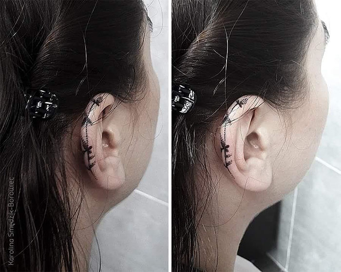 Helix Tattoo Trend Is Taking Over Instagram, And These 51 Pics Will Make You Want To Get One Too Helix Tattoo Trend Is Taking Over Instagram, And These 51 Pics Will Make You Want To Get One Too