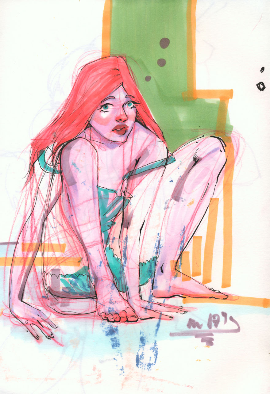 I Draw Cheeky Babes With Copic Markers I Draw Cheeky Babes With Copic Markers