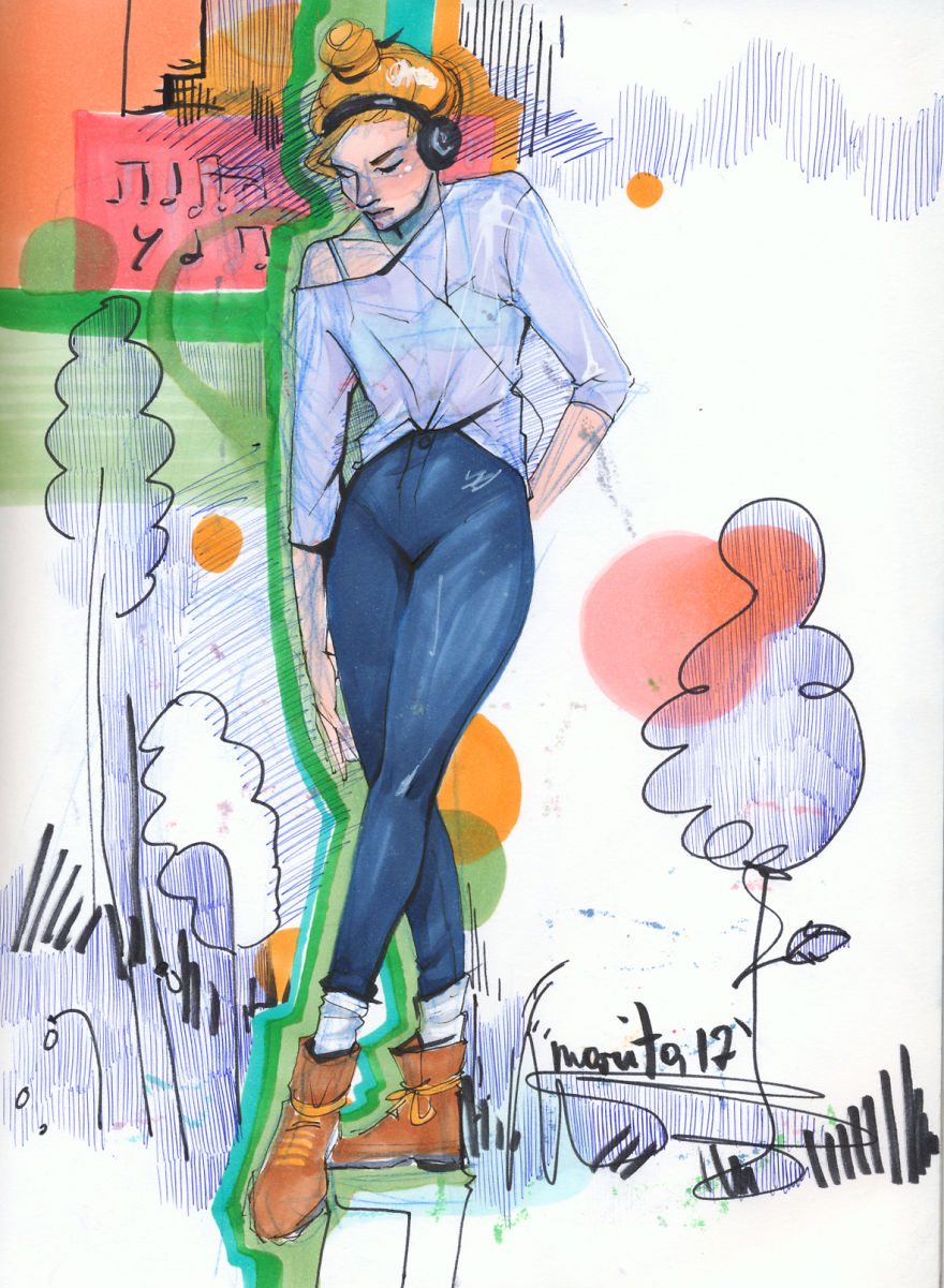 I Draw Cheeky Babes With Copic Markers I Draw Cheeky Babes With Copic Markers