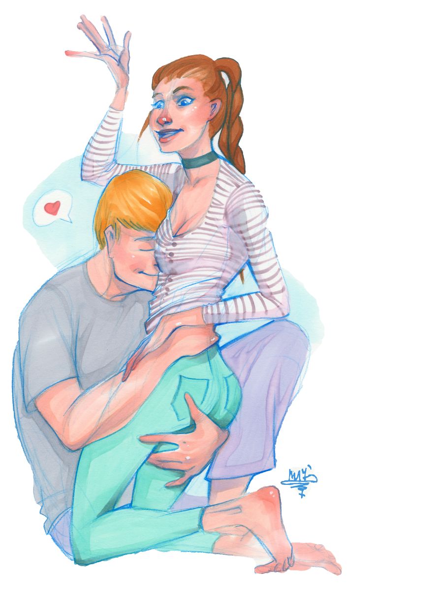 I Draw Cheeky Babes With Copic Markers I Draw Cheeky Babes With Copic Markers