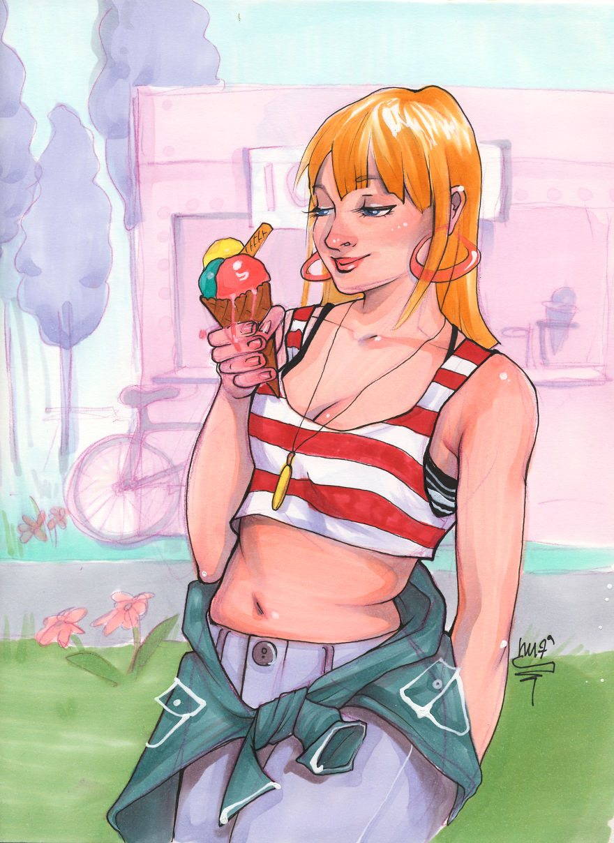 I Draw Cheeky Babes With Copic Markers I Draw Cheeky Babes With Copic Markers