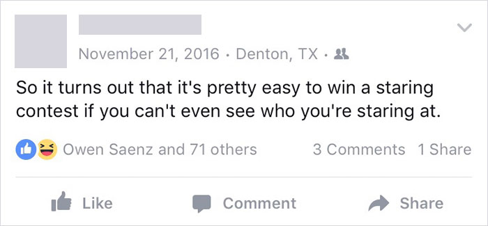 This Blind Student Is Winning The Internet With His Awesome Sense Of Humor This Blind Student Is Winning The Internet With His Awesome Sense Of Humor