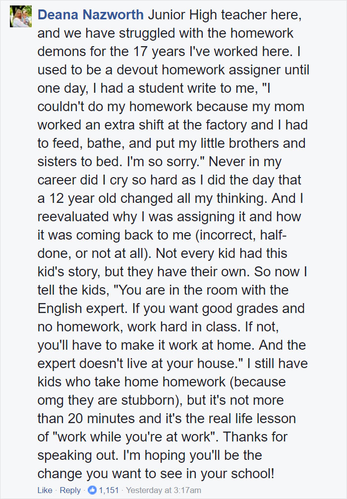 Mom Emails School To Tell Her Kid Won’t Be Doing Homework Anymore, And Here’s Why Mom Emails School To Tell Her Kid Won’t Be Doing Homework Anymore, And Here’s Why