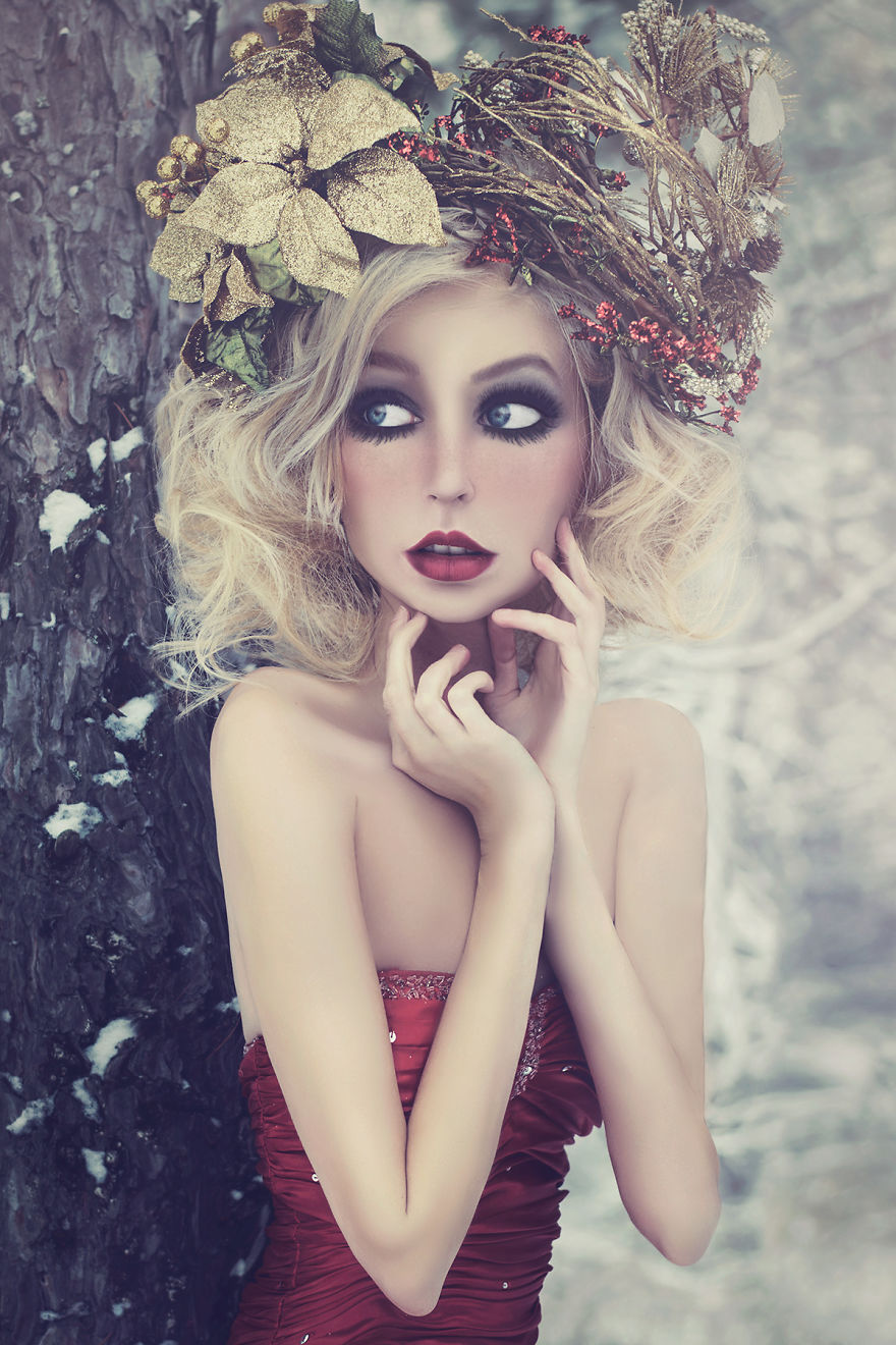 I Create Fantasy-Like Images By Giving Big Eyes To My Models