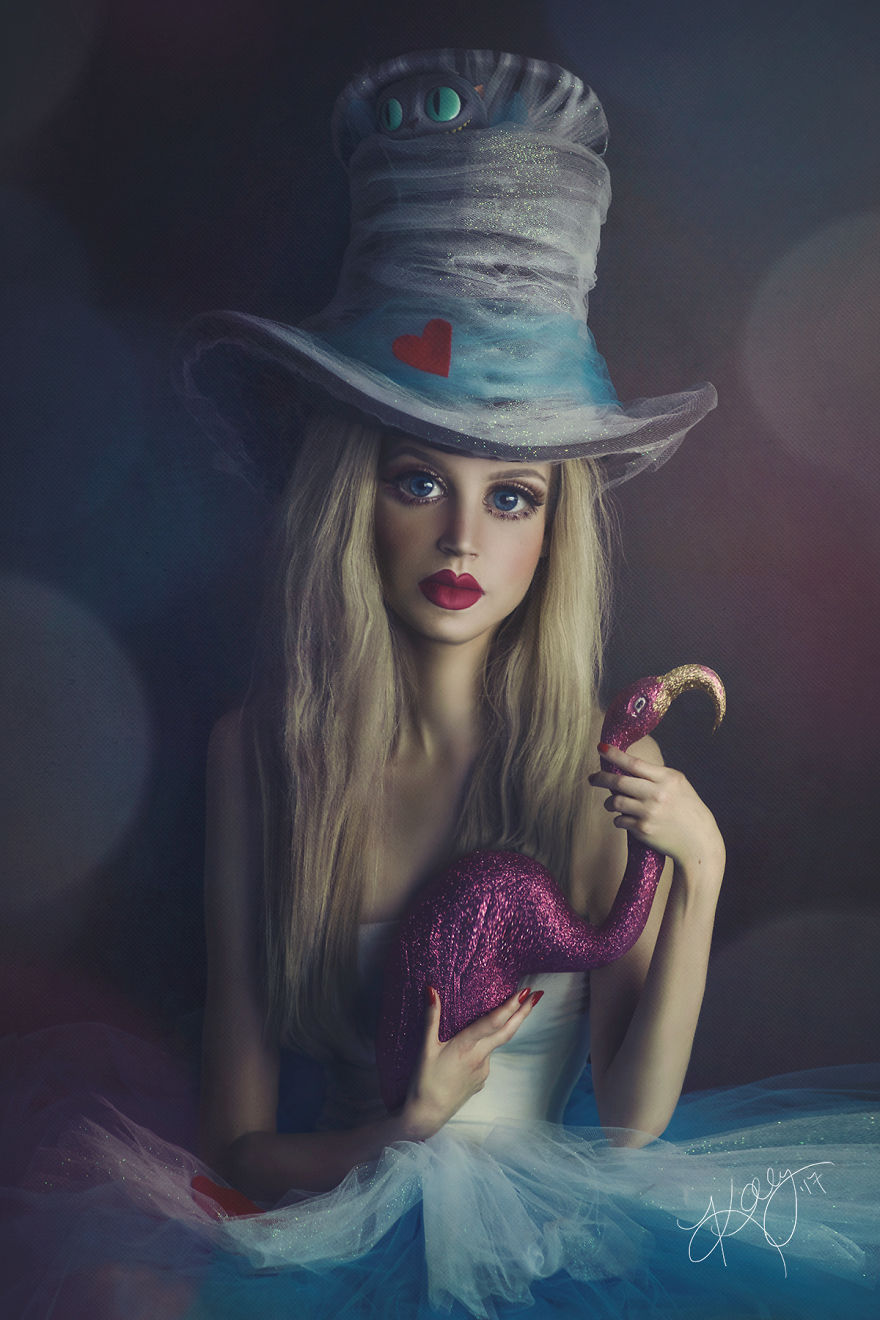 I Create Fantasy-Like Images By Giving Big Eyes To My Models