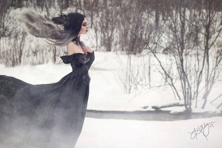 I Create Fantasy-Like Images By Giving Big Eyes To My Models