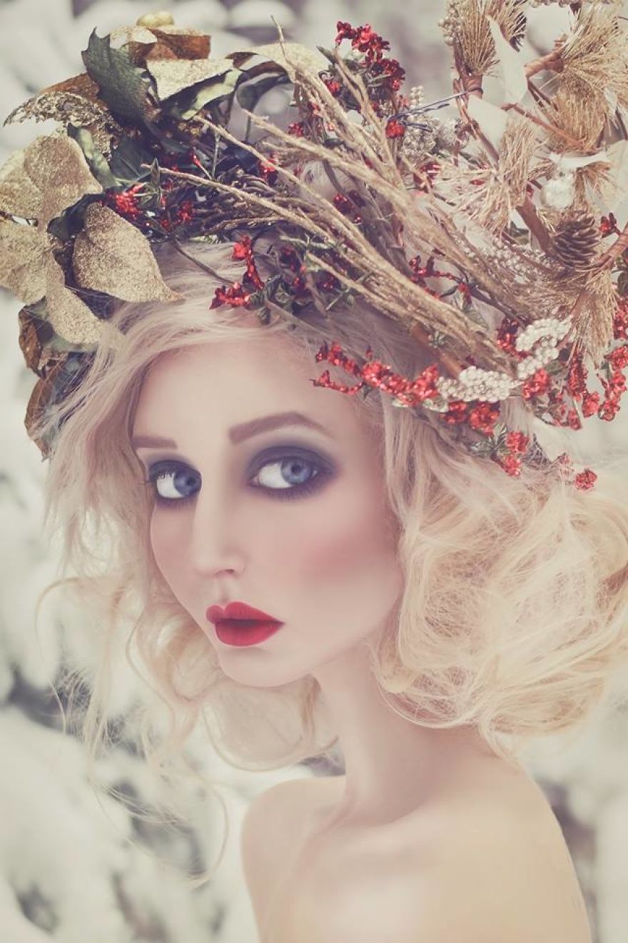 I Create Fantasy-Like Images By Giving Big Eyes To My Models