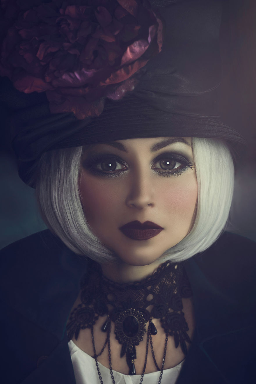 I Create Fantasy-Like Images By Giving Big Eyes To My Models