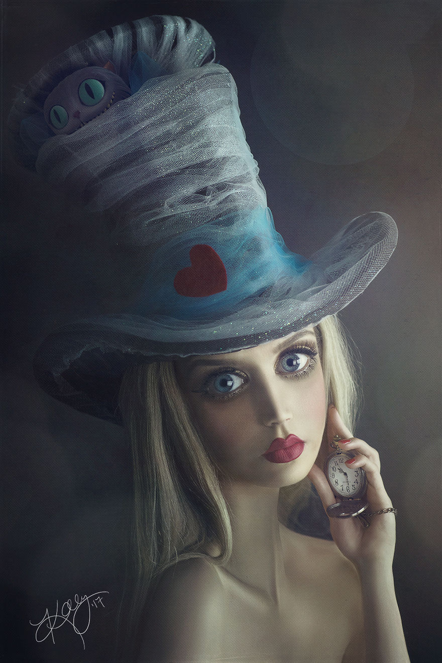 I Create Fantasy-Like Images By Giving Big Eyes To My Models
