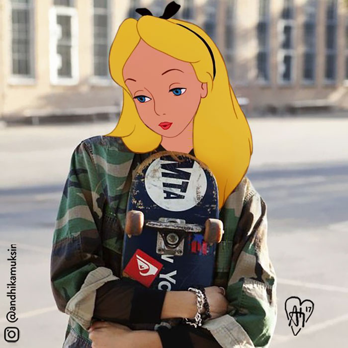 Artist Photoshops Disney Princesses Into Celebrity Photos