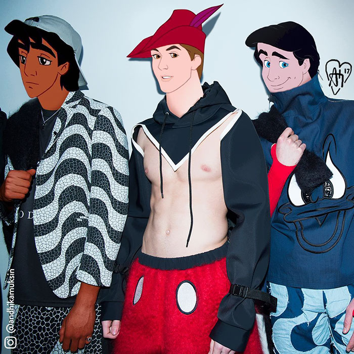 Artist Photoshops Disney Princesses Into Celebrity Photos