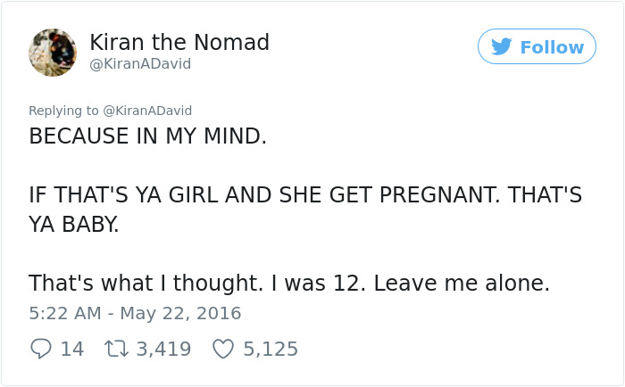 This 12-Year-Old&#8217;s Girlfriend Told Him That He Made Her Pregnant, And He Had The Best Response Ever