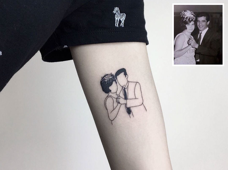 Artist Turns Your Most Nostalgic Childhood Pics Into Stylish Tattoos So You Always Have Them On Your Skin Artist Turns Your Most Nostalgic Childhood Pics Into Stylish Tattoos So You Always Have Them On Your Skin