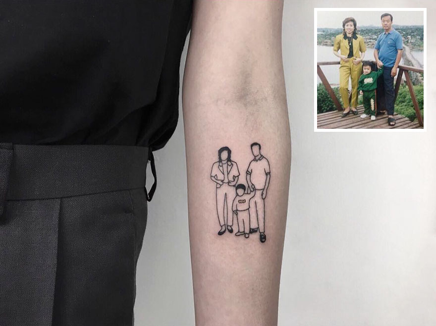 Artist Turns Your Most Nostalgic Childhood Pics Into Stylish Tattoos So You Always Have Them On Your Skin Artist Turns Your Most Nostalgic Childhood Pics Into Stylish Tattoos So You Always Have Them On Your Skin