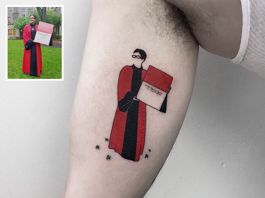 Artist Turns Your Most Nostalgic Childhood Pics Into Stylish Tattoos So You Always Have Them On Your Skin Artist Turns Your Most Nostalgic Childhood Pics Into Stylish Tattoos So You Always Have Them On Your Skin