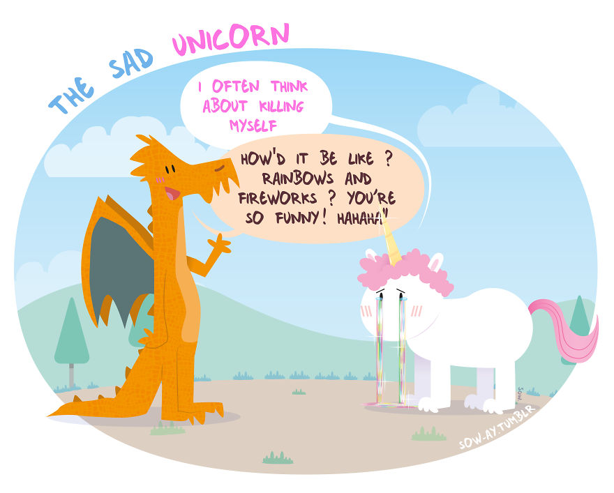 Anyone Can Have Depression. Even Unicorns Anyone Can Have Depression. Even Unicorns