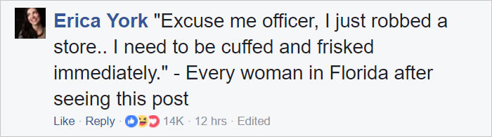 Florida Police Officers Post Selfie On Facebook, Cause A Storm As Big As Irma Florida Police Officers Post Selfie On Facebook, Cause A Storm As Big As Irma