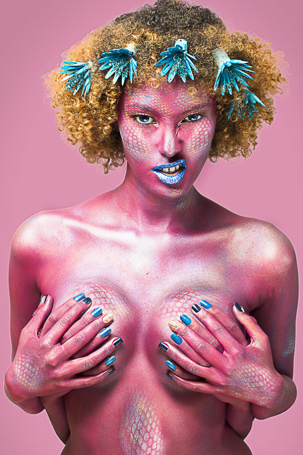 We Turned Models Into Canvases And Painted Them We Turned Models Into Canvases And Painted Them