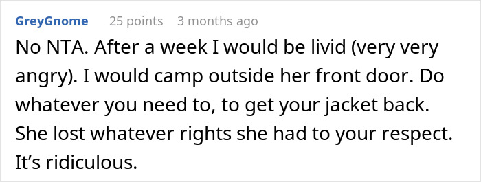 “Calm Down, Princess”: Woman Refuses To Return Her Coworker’s Expensive Jacket